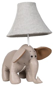 Lampa stołowa Dla dzieci Słoń Szary - Bobby Dla dzieci Oswietlenie wewnetrzne