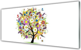 Panel Szklany do Kuchni Metafizyczne Drzewo Życia