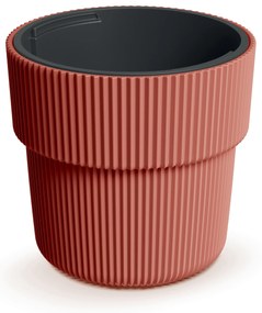 Donica ogrodowa z wkładem Milly 39 x 39 x 37 cm miedziany PROSPERPLAST