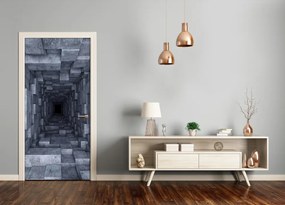 Naklejka samoprzylepna na drzwi Tunel