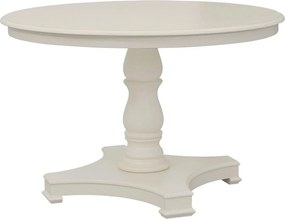 Stół 120x79x120 cm Jasny kremowy dijon di13