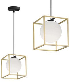 Lampa Wisząca APP1165-1CP GOLD WHITE