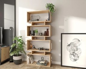 Dziecięcy regał ażurowy dąb sonoma K3-A45