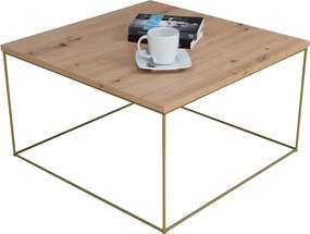 Stolik kawowy w stylu glamour dąb artisan G2-T04