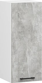 Wąska górna szafka kuchenna beton 30 cm B4-P24