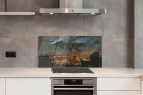 Panel szklany do Kuchni Potwór w Nocnym Mieście