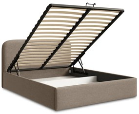 Łóżko Pure 160x200, tkanina WIND 11, stelaż metalowy