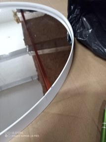 PROMOCJA Białe okrągłe lustro MIRROR II. jakość