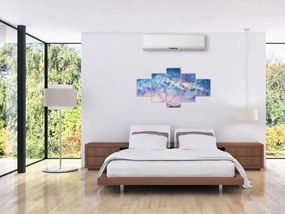 Obraz - Droga Mleczna, akwarela (125x70 cm)