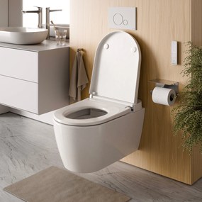 Toaleta myjąca Duravit SoleilPodgrzewana deska - Oświetlenie nocne - Odkamienianie
