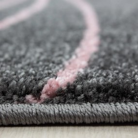 Różowo-szary dywan dziecięcy ø 120 cm Kids – Ayyildiz Carpets