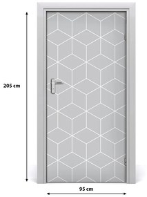 Naklejka fototapeta na drzwi Geometryczne tło