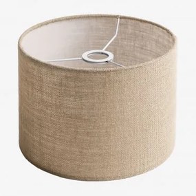 Arlina Abażur Do Lampy Z Tkaniny Nature & Ø30 Cm - ↑20 Cm - Sklum