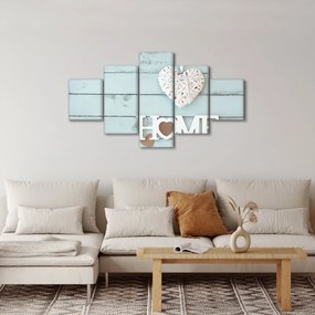 Obraz - I love home (125x70 cm)