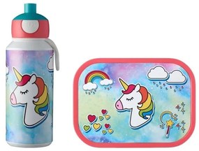 Zestaw pojemnika śniadaniowego dla dzieci i butelki na wodę Mepal Unicorn