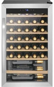 ProfiCook WK 1235 chłodziarka do wina na 36 butelek, stal nierdzewna