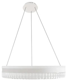 LED regulowany żyrandol na linkę LED/80W/230V 3000-6500K biały + DO