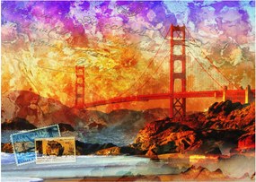 Obraz na szkle - Golden Gate, San Francisco, Kalifornia (70x50 cm)