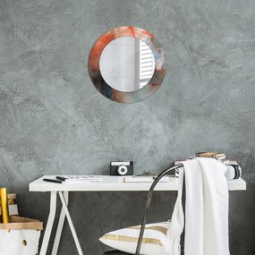 Lustro dekoracyjne okrągłe Onyksowe marmury