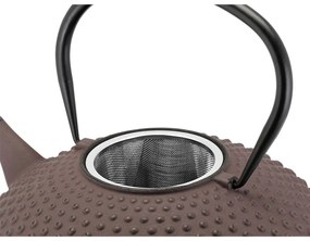 Bordowy żeliwny dzbanek do herbaty 1,25 l Xilin – Bredemeijer