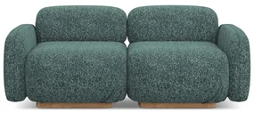 Turkusowa sofa modułowa 190 cm Ailani – Makamii
