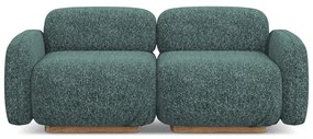 Turkusowa sofa modułowa 190 cm Ailani – Makamii