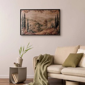 Plakat Śródziemnomorski krajobraz 40x60 cm z ramą czarną bez marginesu ARTGEIST B