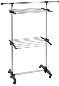 Suszarka na pranie ze stali nierdzewnej, 77-120 cm