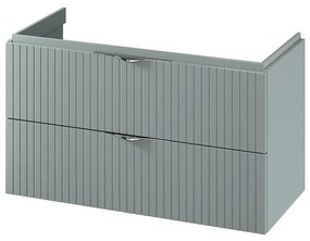 Cersanit S1015-012 - Wisząca szafka łazienkowa pod umywalkę TIRSO 100x45 cm miętowa