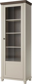 Witryna EVANDRO 200 x 71 cm Stojąca, Nowoczesna witryna do salonu, Beżowy