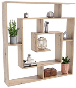 Wielopoziomowy Regał Nowoczesny Dąb Artisan 60 Cm W7-T18