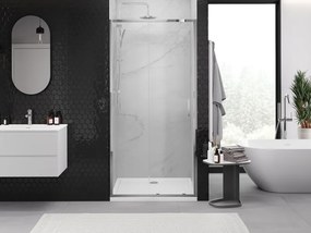 Mexen Exo drzwi prysznicowe rozsuwane 125 cm, transparent, chrom - 8151-125-000-01-00