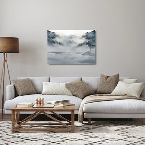 Obraz na szkle - wilki (70x50 cm)