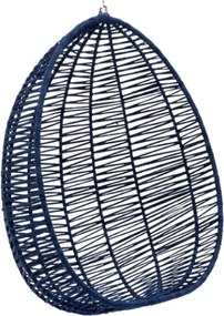 Ciemnoniebieskie wiszące krzesło NARS bez stojaka