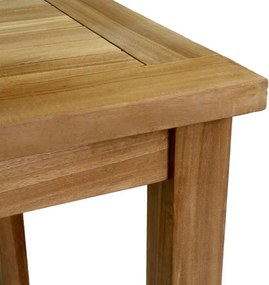 Drewniany stół ogrodowy Divero, 90 x 90 x 75 cm