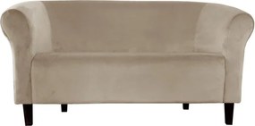 Sofa Milo tkanina Welur : Kolor nogi - Venge, Kolor tkaniny - VELVET - MG09, Typ tkaniny - Velvet, Wysokość nogi - 15 cm