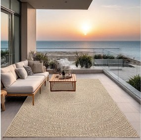 Dywan Kansas Wewnątrz Zewnątrz Styl Juta Odporny Pogodę - Natura - 160 x 230 cm