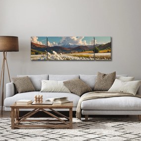 Obraz - Spokojny krajobraz (170x50 cm)