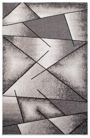 Dywan nowoczesny Perlage Wielokąty beżowo-szary 80 cm x 150 cm