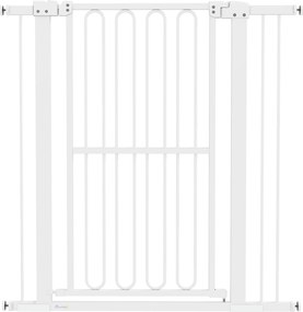 PawHut Bramka ochronna dla psów, 76-104 cm, bez wiercenia, bramka schodowa