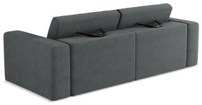 Szara sofa modułowa 224 cm Kalea – Makamii