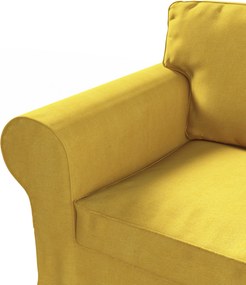 Pokrowiec na fotel Ektorp kolor żółty tkanina strukturalna