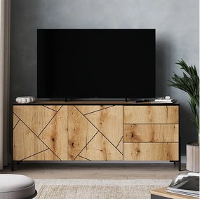 Lowboard dąb 150x39.7x60 hatto