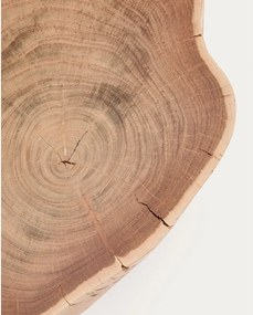 Okrągły stolik z blatem z drewna akacjowego w naturalnym kolorze 49x47 cm Tanive – Kave Home