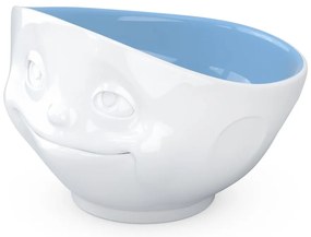 Biało-niebieska porcelanowa zakochana miska 58products