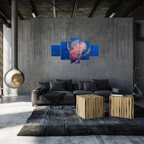 Obraz meduzy (125x70 cm)