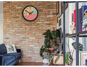 Zegar ścienny nowoczesny z cichym mechanizmem do salonu sypialni okrągły