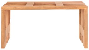 Ławka ogrodowa z drewna tekowego House Nordic Benidorm, 90x30 cm