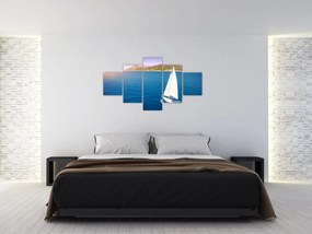 Obraz - Przejażdżka łodzią (125x70 cm)
