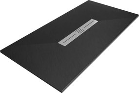 Mexen Toro brodzik prostokątny SMC 200 x 80 cm, czarny - 43708020